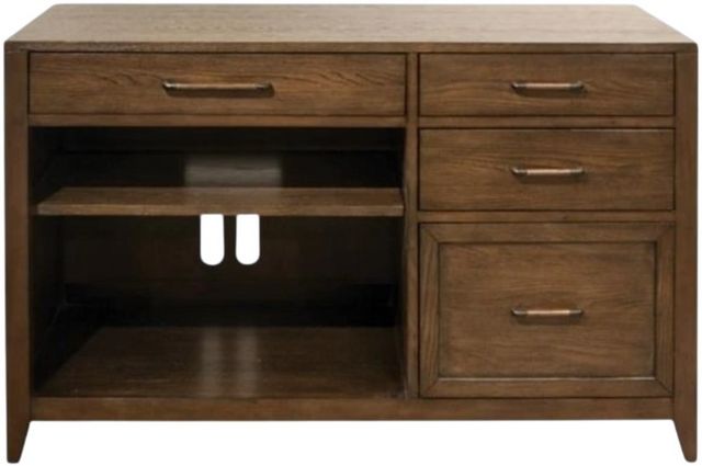 Riverside Furniture Vogue Plymouth Brown Oak Computer Credenza