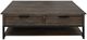 International Furniture Direct Dark Mita Black Cocktail Table-1