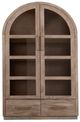 International Furniture Direct Balam Stained White Cabinet-3