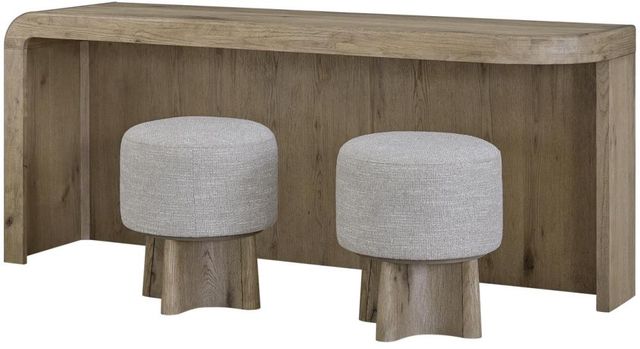 Bernards Pagosa 3-Piece Beige/Dublin Console and Stool Set-0