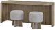 Bernards Pagosa 3-Piece Beige/Dublin Console and Stool Set-0