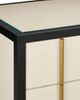 Currey & Company Deanna Black/Ivory Raffia Nightstand-4