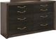 Riverside Furniture Graham Charred/Heathered Oak Dresser-0