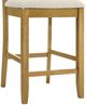 Armen Living Merie 3-Piece Amber Glow/White Counter Stool Set-5