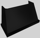 Vent-A-Hood® Designer Series 54" Black Wall Mounted Range Hood-4