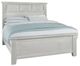 Vaughan-Bassett Sawmill Alabaster Two Tone Queen Louver Panel Bed-0