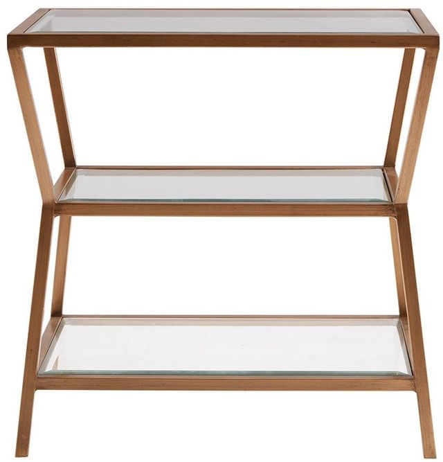 Olliix by Madison Park Antique Gold Grammercy Accent Table-0