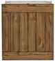 Liberty Furniture Morgan Creek Wirebrushed Tobacco End Table with Antique White Base-4