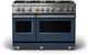Viking® 5 Series 48" Slate Blue and Stainless Steel Freestanding Double Oven Gas Range-0