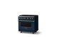Viking® 5 Series 36" Slate Blue Pro Style Gas (NG) Range with Brushed Brass Trim-2