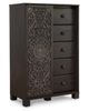 Signature Design by Ashley® Paxberry 5-Piece Black King Panel Bed Set-3