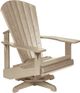 C.R. Plastic Generation Line Beige Swivel Adirondack-0