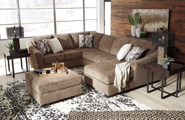 Benchcraft® Graftin 2-Piece Teak Living Room Set-3