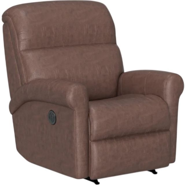 Flexsteel® Customizable Davis Leather Power Rocker Recliner-2