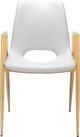 Zuo Modern Desi White/Gold Dining Chair-2