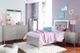Signature Design by Ashley® Olivet 2-Piece Silver Twin Panel Bed Set-3