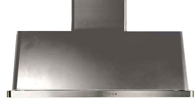 Ilve® Majestic II Series 48" Stainless Steel Wall Mounted Chimney Style Range Hood