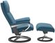 Stressless® by Ekornes® Customizable Stressless Aura Large Signature Base Recliner with Ottoman-1