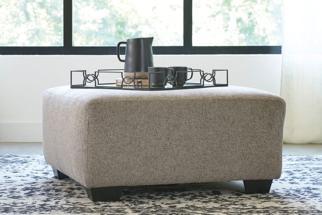 Signature Design by Ashley® Ballinasloe Platinum Oversized Accent Ottoman-1
