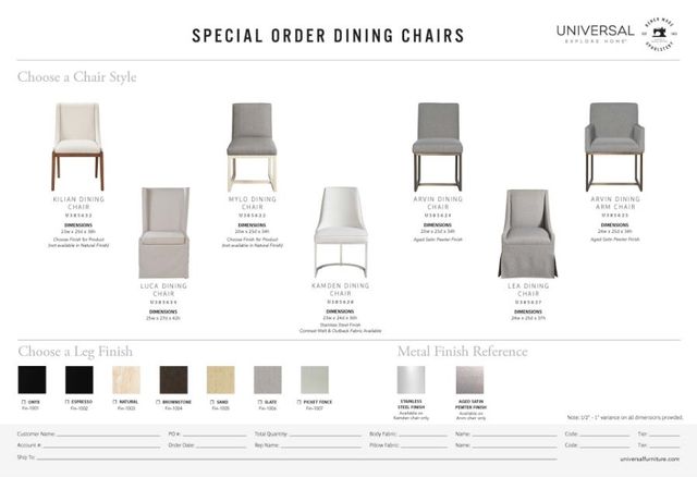 Universal Explore Home™ Customizable Luca Dining Chair-3