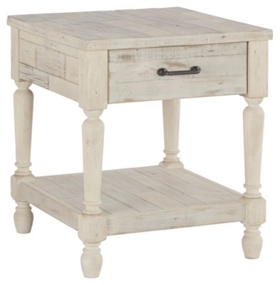 Signature Design by Ashley® Shawnalore 3-Piece Whitewash Living Room Table Set-2