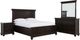 Elements International Slater 4-Piece Black King Platform Bedroom Set-0