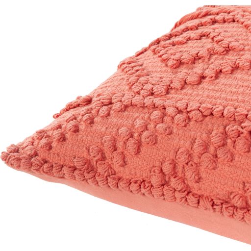 Surya Merdo Coral 20"x20" Toss Pillow with Polyester Insert-1