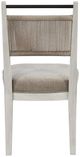 Bernards Trilogy Camel/Vanilla Rope Back Side Chair-3