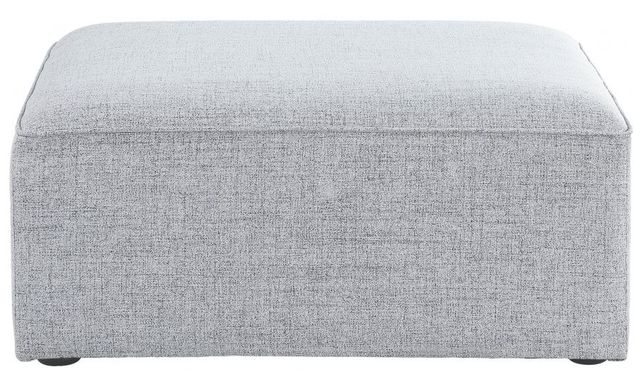 Meridian Furniture Cube Gray Modular Ottoman-1