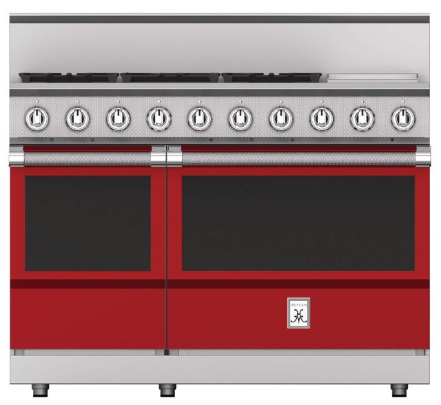 Hestan 48" Custom Color 5-Burner Gas Range with Griddle-2