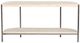 Magnussen Home® Jennings Edgecomb Gray Demilune Sofa Table with Weathered Antique Nickel Base-3