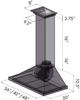 ZLINE 42" Stainless Steel Wall Mounted Range Hood with CrownSound® Bluetooth Speakers-3