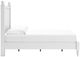 Signature Design by Ashley® Mollviney White Youth Full Panel Bed-3