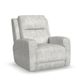 Flexsteel Shawna Light Grey Power Headrest Swivel Glider Recliner-0