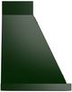 Ilve® Nostalgie II Noblesse 30" Emerald Green Wall Mounted Range Hood with Burnished Trim-2