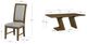 Powell® Cadeau Beige/Walnut 7-Piece White Dining Set-2