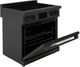 Induction Hardware 30" Black Stainless Steel Pro Style Induction Range-1