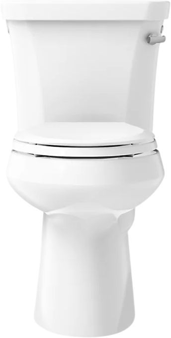 KOHLER® Highline® White 2-Piece 30" Elongated Right-Hand Trip Toilet, 1.28 Gpf with with Tank Cover Lock-1