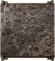 Four Hands Marcia Brown Emperador Marble Top Coffee Table with Gray Reclaimed French Oak Base-5