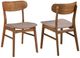 Coaster® Dortch 2-Piece Brown/Walnut Dining Side Chair Set-4