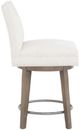 Fairfield® Customizable Dining Entree Pull Short Back Swivel Counter Stool-2