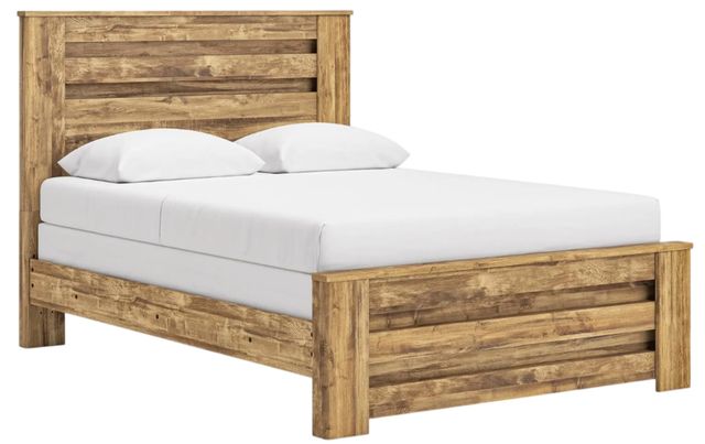 Signature Design by Ashley® Maystonna Brown Queen Panel Bed-0