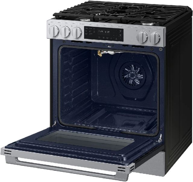 Samsung Bespoke Smart 30'' Stainless Steel Gas Slide In Gas Range-2