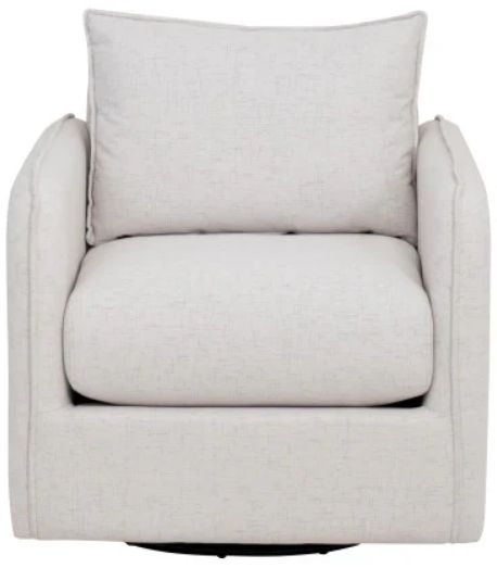 Linon Bronson Bone Swivel Accent Chair-3