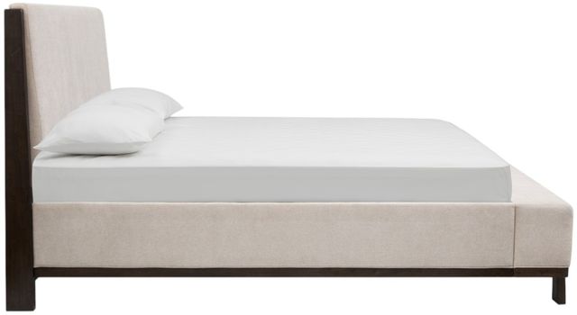 Magnussen Home® Tauren Beige/Coffee Bean Brown California King Upholstered Panel Bed-3