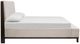 Magnussen Home® Tauren Beige/Coffee Bean Brown California King Upholstered Panel Bed-3
