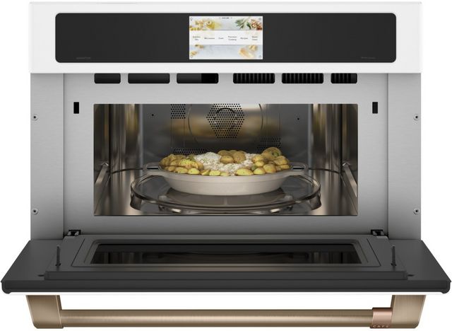 Café™ 30" Matte White Electric Speed Oven-2