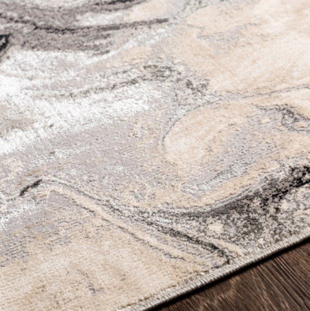 Surya Impulse Black/Gray/White 4'x6' Area Rug-4