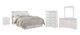 Signature Design by Ashley® Anarasia 4-Piece White Queen Sleigh Headboard Set-0