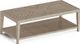 Flexsteel® Chevron Stone Gray Rectangular Coffee Table-0